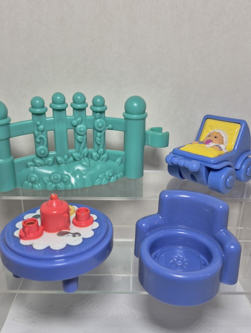 Fisher Price Little People Playtime Pals Garden Tea Party Accessories